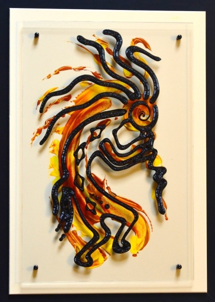 Kokopelli de Oro by Diane Antheunisse