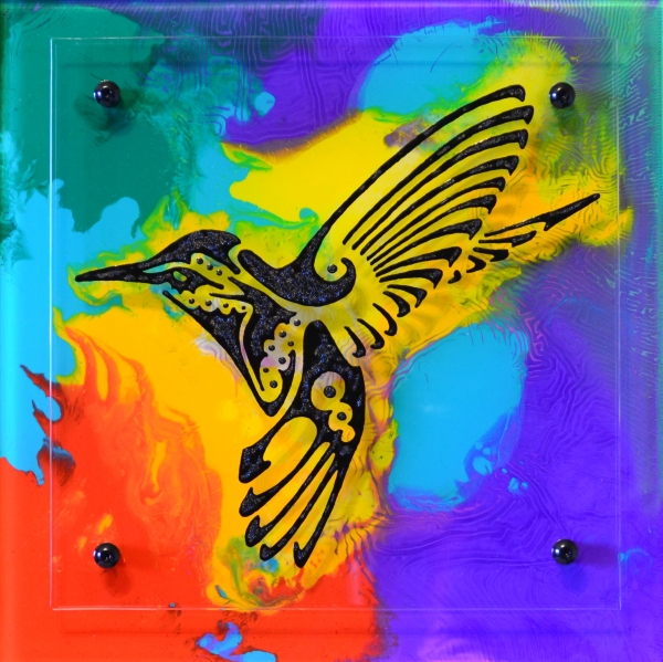 Click here to view Garden Series - Hummingbird by Diane Antheunisse