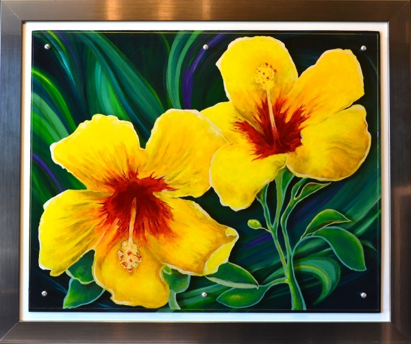Sunshine Hibiscus by Diane Antheunisse